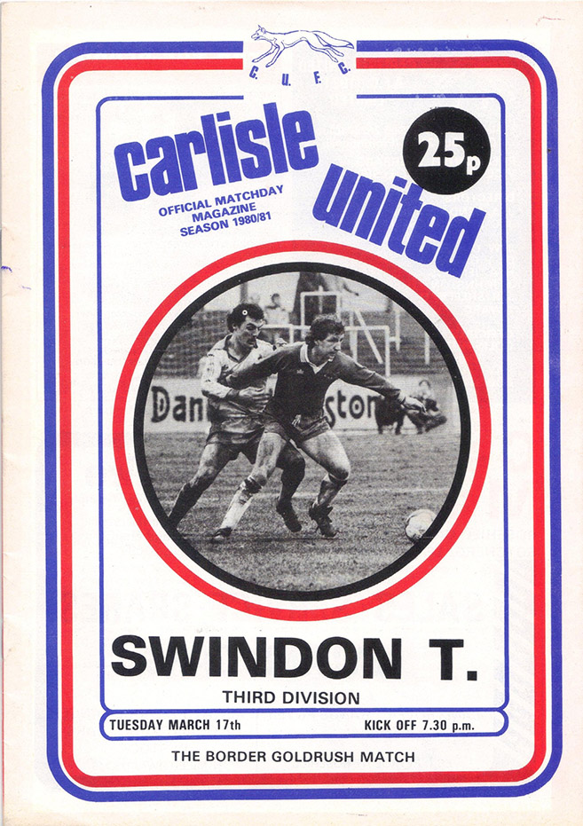 <b>Tuesday, March 17, 1981</b><br />vs. Carlisle United (Away)